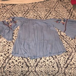 Off the shoulder blouse
